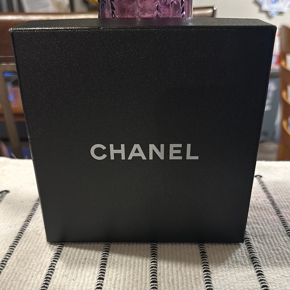 Chanel Paris Black Box with white Logo